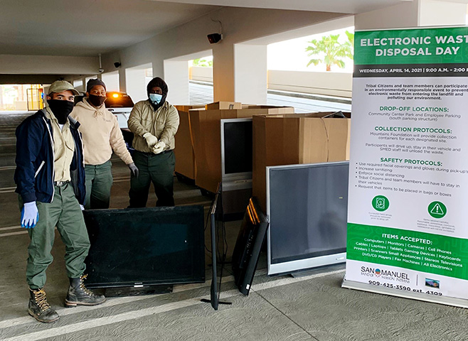 San Manuel Environmental Department - Electronic disposal