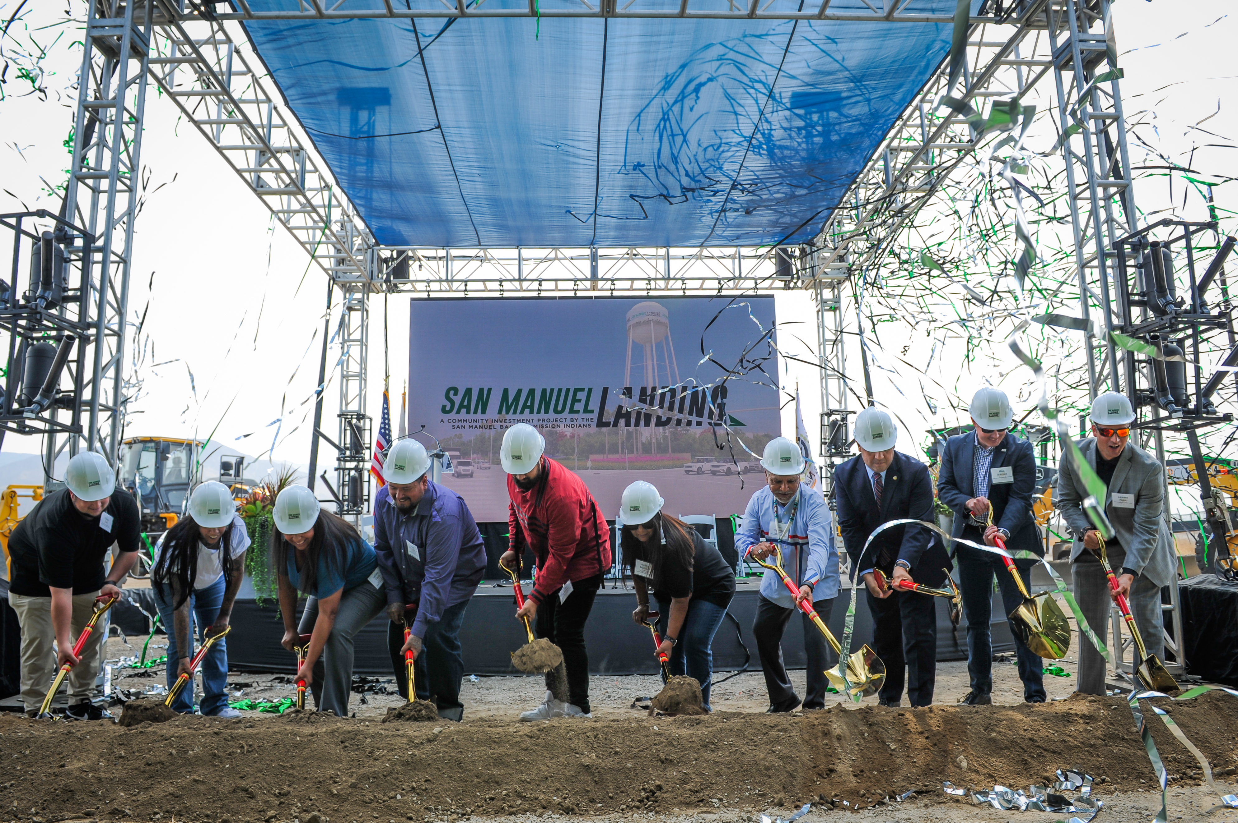 San Manuel Landing Groundbreaking 