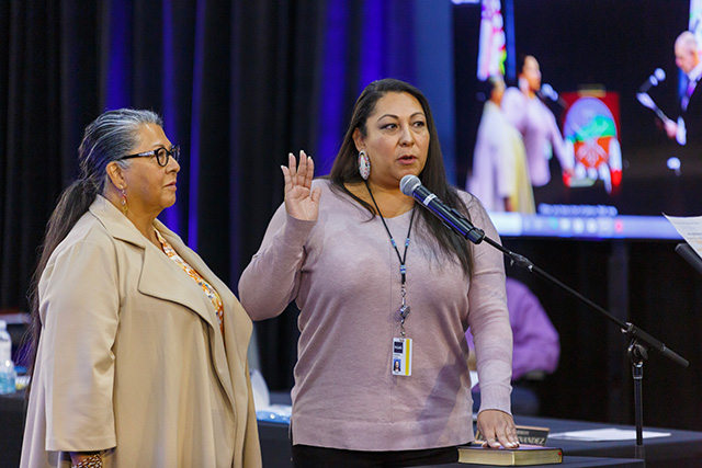 Tribal Ceremony Ushers in New Tribal Council, Leadership