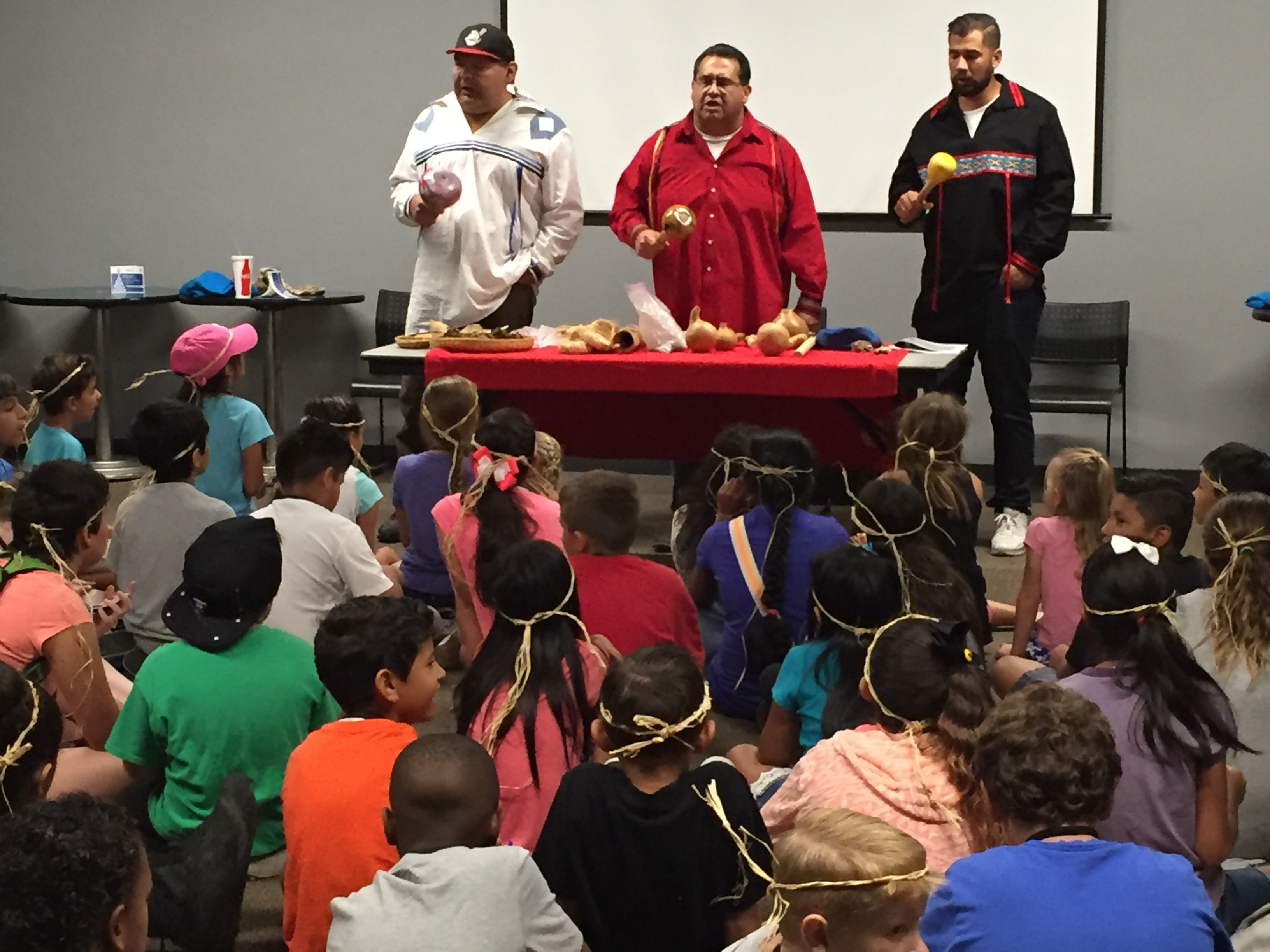 4th graders learn traditional music from California Native American cultural bearers